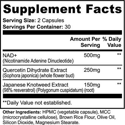 Cellular Energy Complex (NAD+)